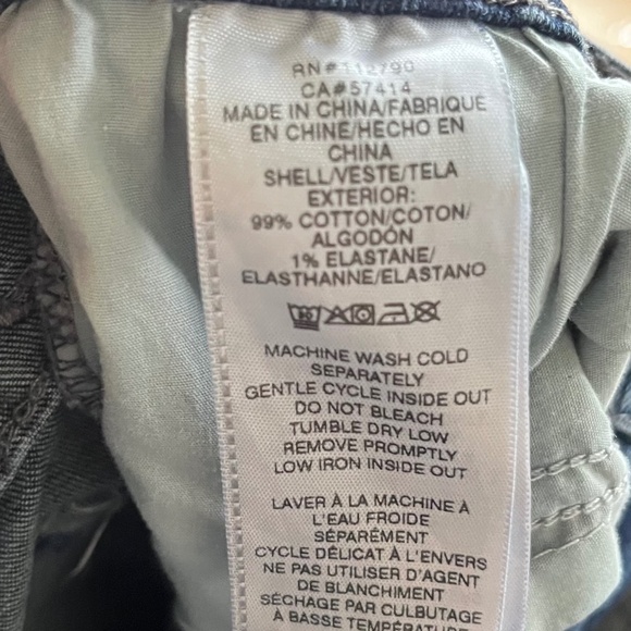 True Religion Rocco Relaxed Skinny Blue Stretch Cotton Denim Jeans Size 30 - Picture 7 of 8